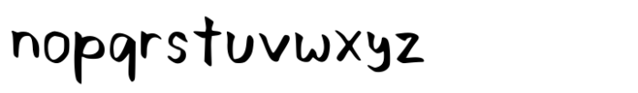 Want Woo Font LOWERCASE