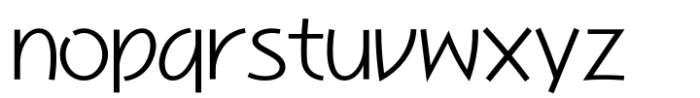WaonPro Medium Font LOWERCASE