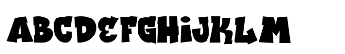 Waosh 3d Comic Regular Font UPPERCASE