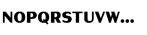 Warasarn Black Font UPPERCASE