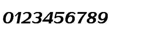 Warasarn Bold Italic Font OTHER CHARS