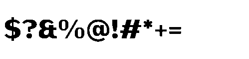 Warasarn Extra Bold Font OTHER CHARS