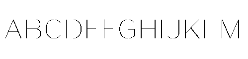 Warasarn Extra Light Font UPPERCASE
