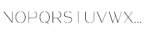 Warasarn Extra Light Font UPPERCASE
