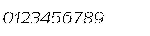Warasarn Italic Font OTHER CHARS