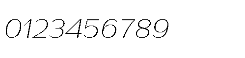 Warasarn Light Italic Font OTHER CHARS