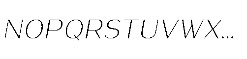 Warasarn Light Italic Font UPPERCASE
