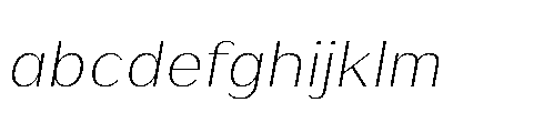 Warasarn Light Italic FONT