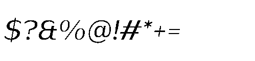 Warasarn Medium Italic Font OTHER CHARS