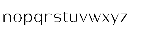 Warasarn Regular Font LOWERCASE