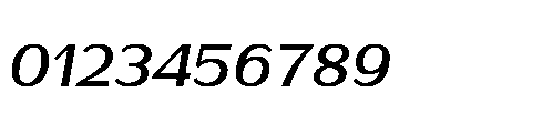 Warasarn Semi Bold Italic Font OTHER CHARS