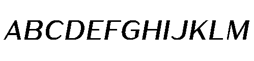 Warasarn Semi Bold Italic Font UPPERCASE