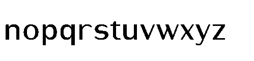 Warasarn Semi Bold Font LOWERCASE
