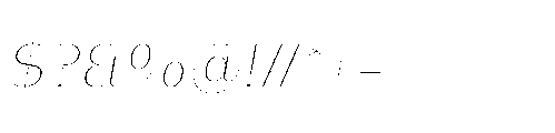 Warasarn Thin Italic Font OTHER CHARS