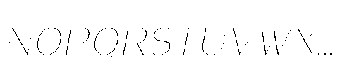 Warasarn Thin Italic Font UPPERCASE