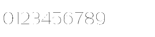 Warasarn Thin Font OTHER CHARS