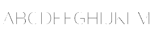 Warasarn Thin Font UPPERCASE