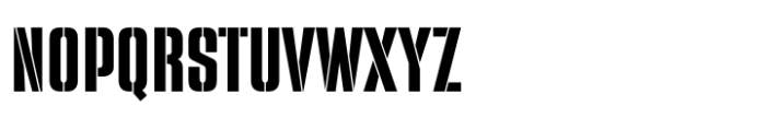 Warband Stencil Regular Font LOWERCASE