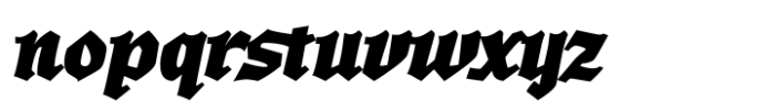 Wardshus Calligraphy Black Font LOWERCASE