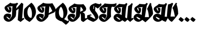 Wardshus Calligraphy Bold Upright Font UPPERCASE