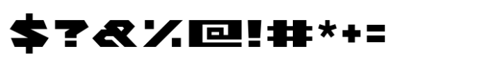 Warfavor Font OTHER CHARS