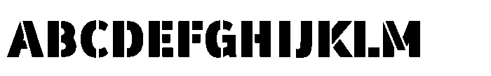 Warfield Black Font UPPERCASE