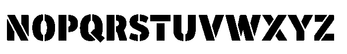 Warfield Black Font UPPERCASE