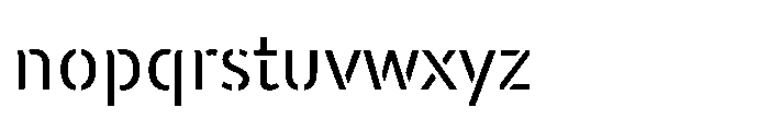 Warfield Regular Font LOWERCASE
