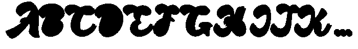 Warglown Extrude Font UPPERCASE