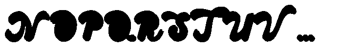 Warglown Extrude Font UPPERCASE