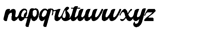 Warglown Regular Font LOWERCASE