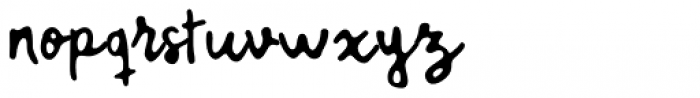 Warhol Script Font LOWERCASE