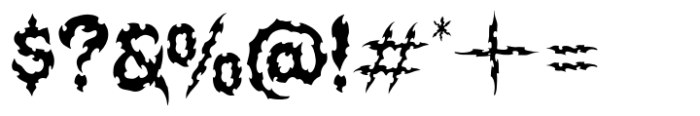 Warhound Font OTHER CHARS