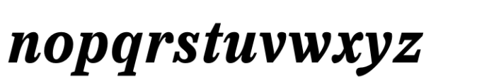 Warkat Bold Italic Font LOWERCASE