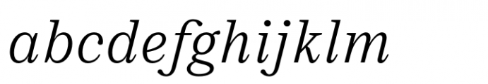 Warkat Light Italic Font LOWERCASE