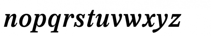 Warkat Semibold Italic Font LOWERCASE