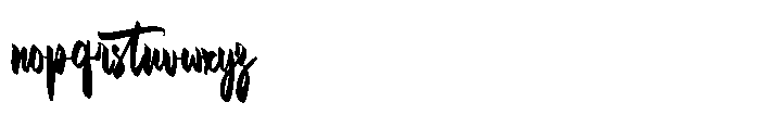 Warkobat Font LOWERCASE
