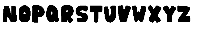 Warm Mug  Bold Font LOWERCASE