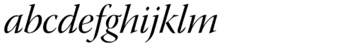 Warnock Pro Display Italic Font LOWERCASE