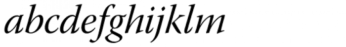 Warnock Pro SubHead Italic Font LOWERCASE