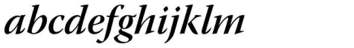 Warnock Pro SubHead SemiBold Italic Font LOWERCASE