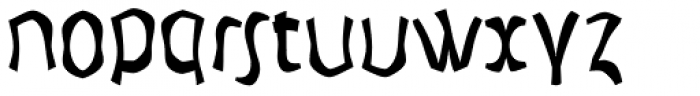 Warp Letunical Font LOWERCASE