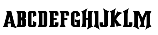 Warrior of World Regular Font UPPERCASE