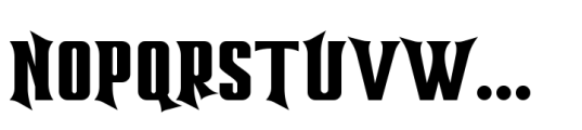 Warrior of World Regular Font UPPERCASE