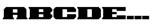 Wartech Font UPPERCASE