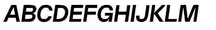 Wasa Black Italic Font UPPERCASE