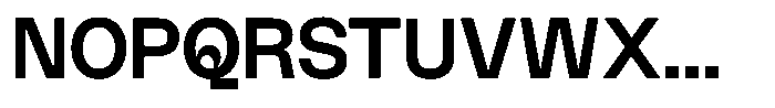 Wasa Black Font UPPERCASE
