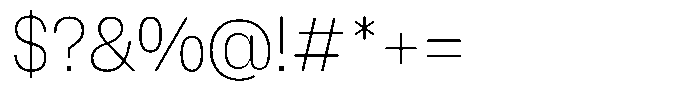 Wasa Light Font OTHER CHARS