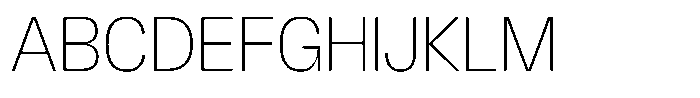 Wasa Light Font UPPERCASE