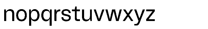 Wasa Medium Font LOWERCASE
